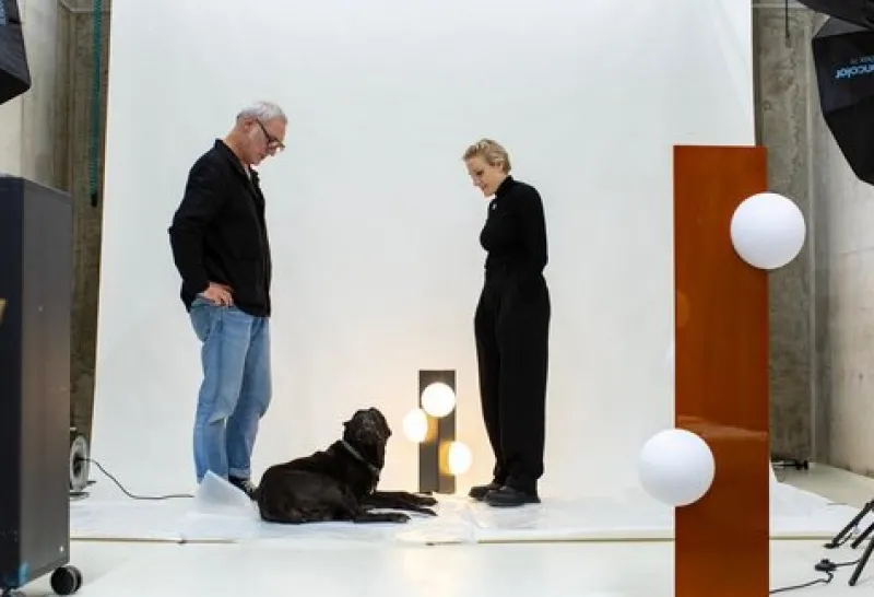 Discount Pamono Small Smoky Grey Sfera Floor Lamp by Pulpo