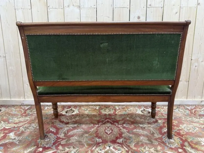 Pamono Small Sofa Bench in Walnut> Benches