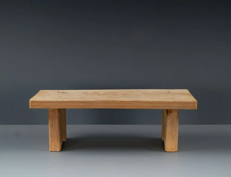 Sale Pamono Small Softwood Bench, 1950s