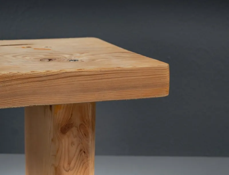 Sale Pamono Small Softwood Bench, 1950s