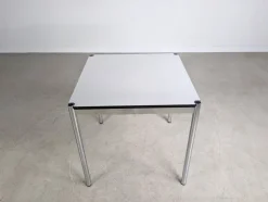 Pamono Small Square White Desk from USM Haller