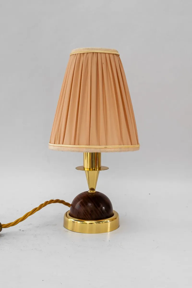 Online Pamono Small Table Lamp with Fabric Shade from Rupert Nikoll, 1950s