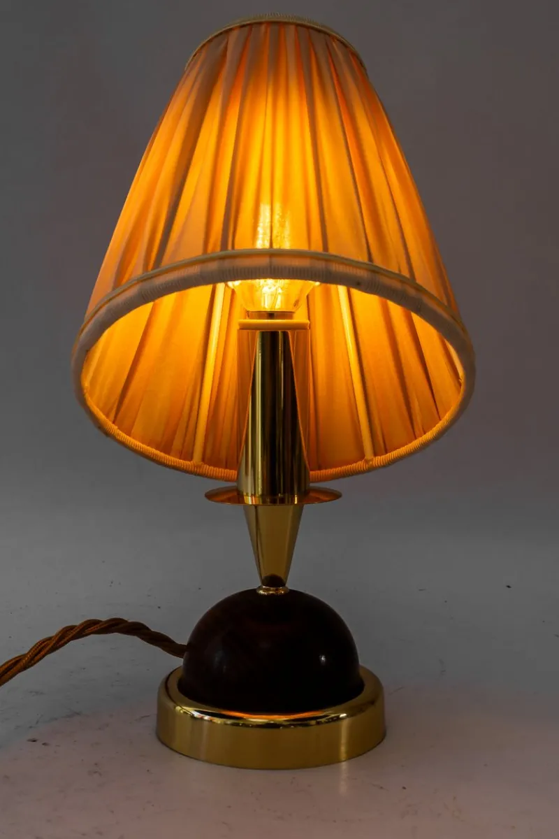 Online Pamono Small Table Lamp with Fabric Shade from Rupert Nikoll, 1950s