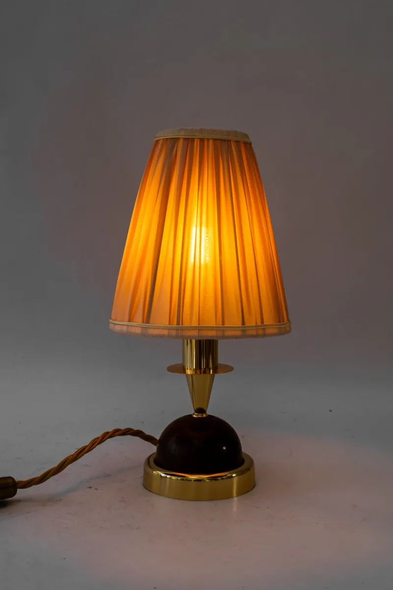 Online Pamono Small Table Lamp with Fabric Shade from Rupert Nikoll, 1950s