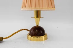 Online Pamono Small Table Lamp with Fabric Shade from Rupert Nikoll, 1950s