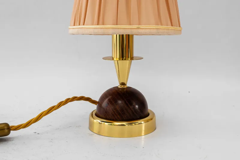 Online Pamono Small Table Lamp with Fabric Shade from Rupert Nikoll, 1950s