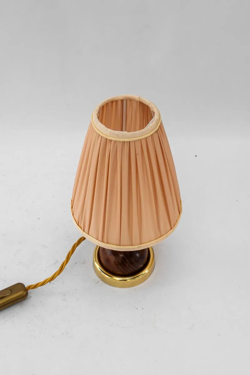 Online Pamono Small Table Lamp with Fabric Shade from Rupert Nikoll, 1950s