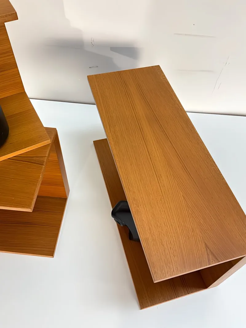 Pamono Small Teak U-Profile Shelf by Walter Wirtz for Wilhelm Renz, 1960s> Shelves & Wall Units