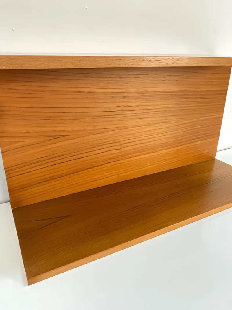 Pamono Small Teak U-Profile Shelf by Walter Wirtz for Wilhelm Renz, 1960s> Shelves & Wall Units