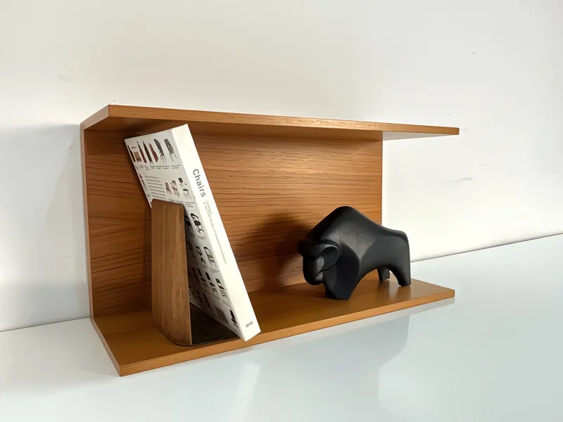 Pamono Small Teak U-Profile Shelf by Walter Wirtz for Wilhelm Renz, 1960s> Shelves & Wall Units