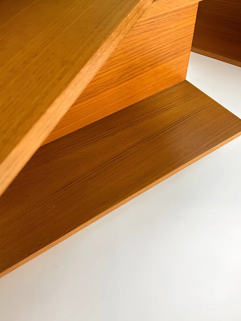 Pamono Small Teak U-Profile Shelf by Walter Wirtz for Wilhelm Renz, 1960s> Shelves & Wall Units