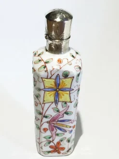 Pamono Small 19th Century Porcelain Enameled Scent Perfume Bottle