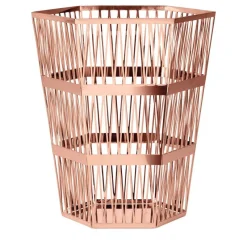 Pamono Small Tip Top Paper Basket with Copper Finish by Richard Hutten> Trunks, Crates & Baskets