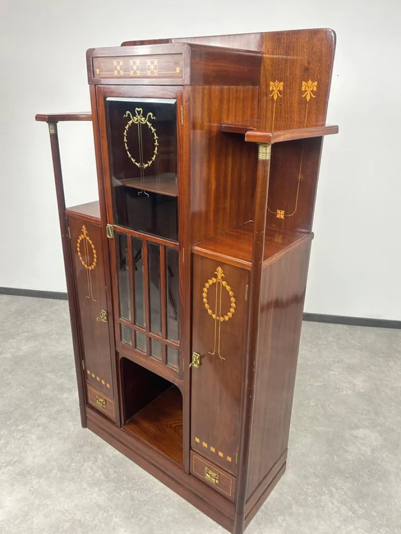 New Pamono Small Vienna Secession Sideboard, 1890s
