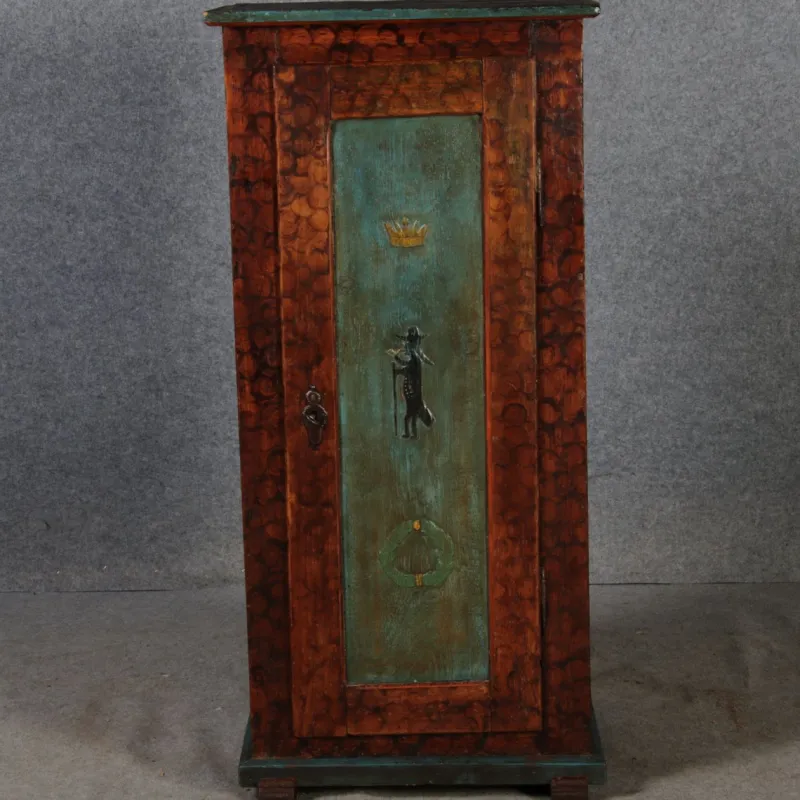 Pamono Small Vintage Cabinet in Pine, 1950> Cabinets & Wardrobes