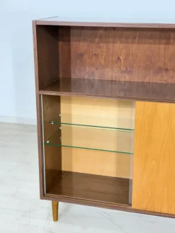 Pamono Small Vintage Highboard in Oak> Sideboards & Buffets