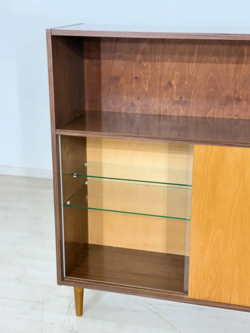 Pamono Small Vintage Highboard in Oak> Sideboards & Buffets
