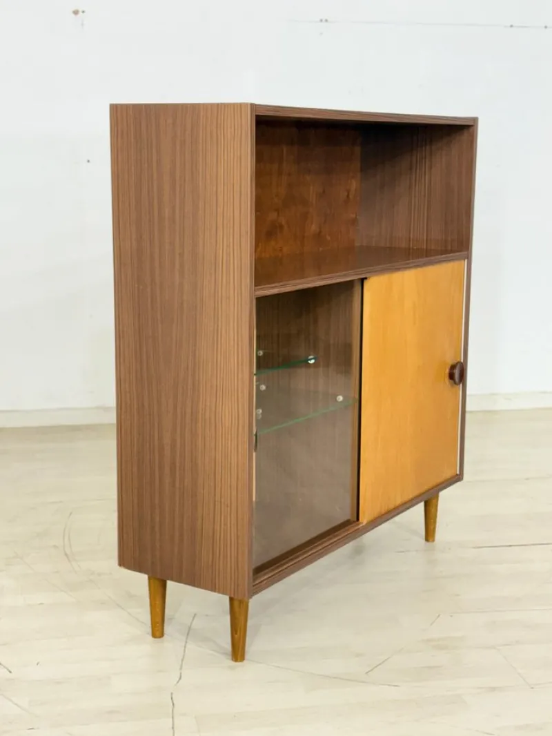 Pamono Small Vintage Highboard in Oak> Sideboards & Buffets