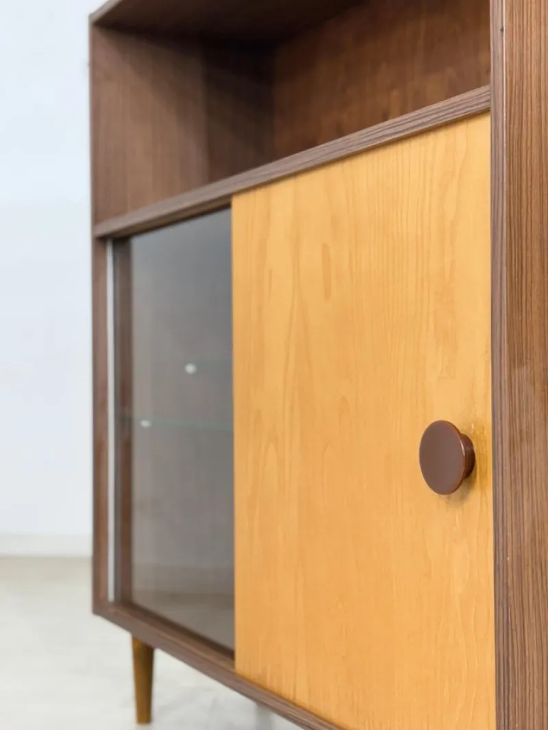 Pamono Small Vintage Highboard in Oak> Sideboards & Buffets
