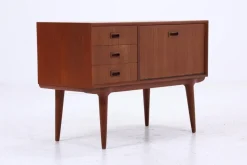 Outlet Pamono Small Vintage Teak Sideboard by Omann Jun, 1960s