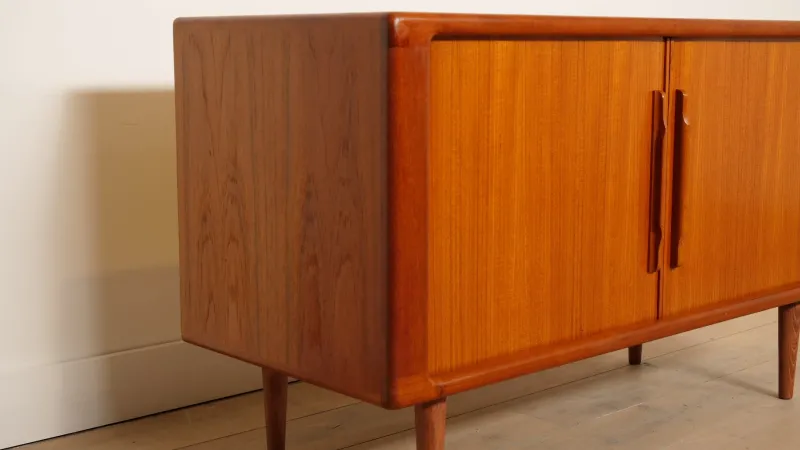 Sale Pamono Small Vintage Teak Sideboard with Sliding Doors, 1960s