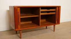 Sale Pamono Small Vintage Teak Sideboard with Sliding Doors, 1960s
