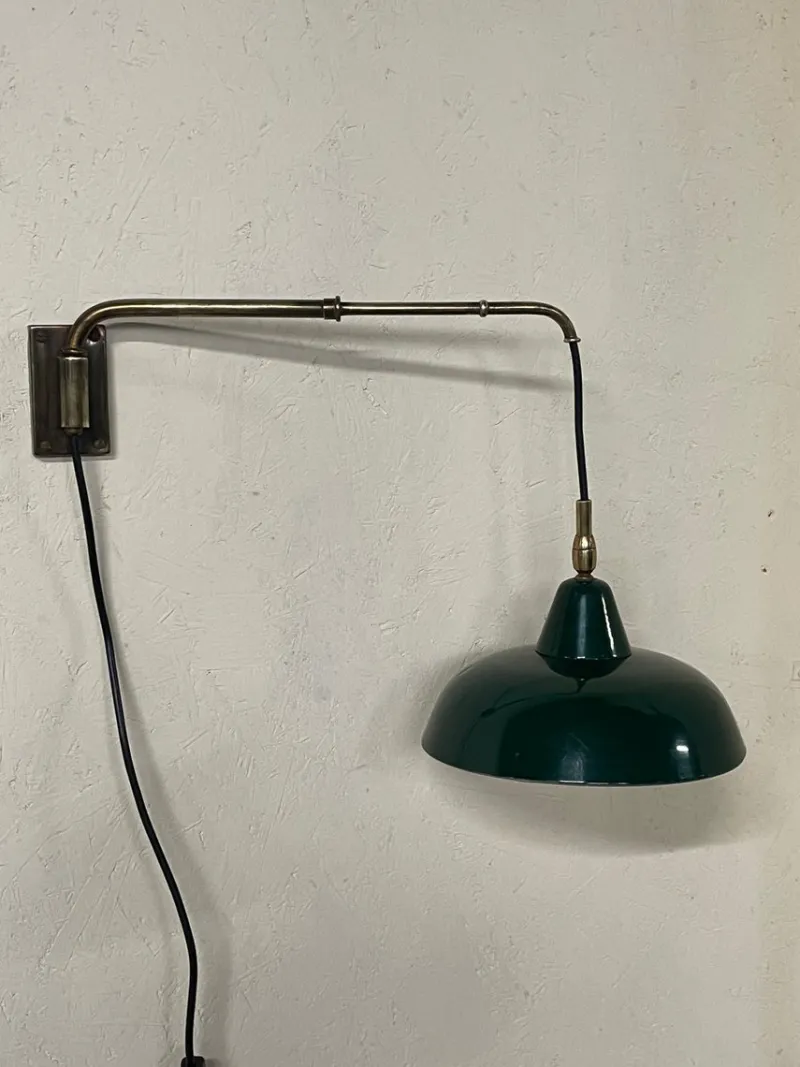 Pamono Small Wall Lamp with Extendable Arm, 1940s-1950s> Wall Lights & Sconces