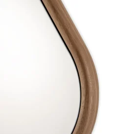 Online Pamono Small Walnut Wood Eye Mirror by Morica Design