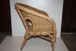 Hot Pamono Small Wicker & Rattan Armchair