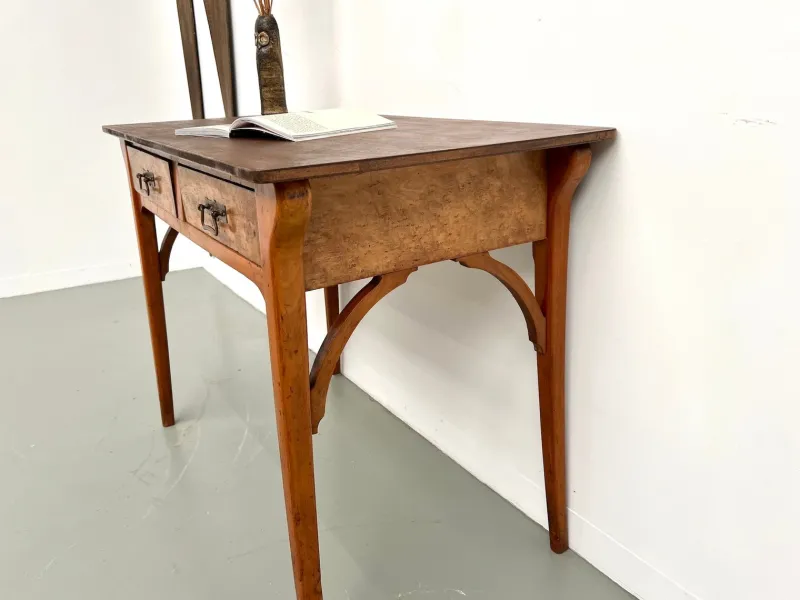 Outlet Pamono Small Wooden Desk, 1940s-1950s