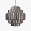 Outlet Pamono Smoked Mirror Palermo Chandelier from Pure White Lines