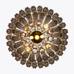 Outlet Pamono Smoked Mirror Palermo Chandelier from Pure White Lines