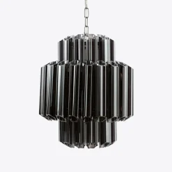 Pamono Smoked Mirror Piccolo Palermo Chandelier from Pure White Lines> Ceiling Lights