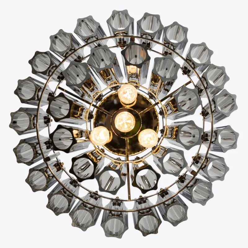 Pamono Smoked Mirror Piccolo Palermo Chandelier from Pure White Lines> Ceiling Lights