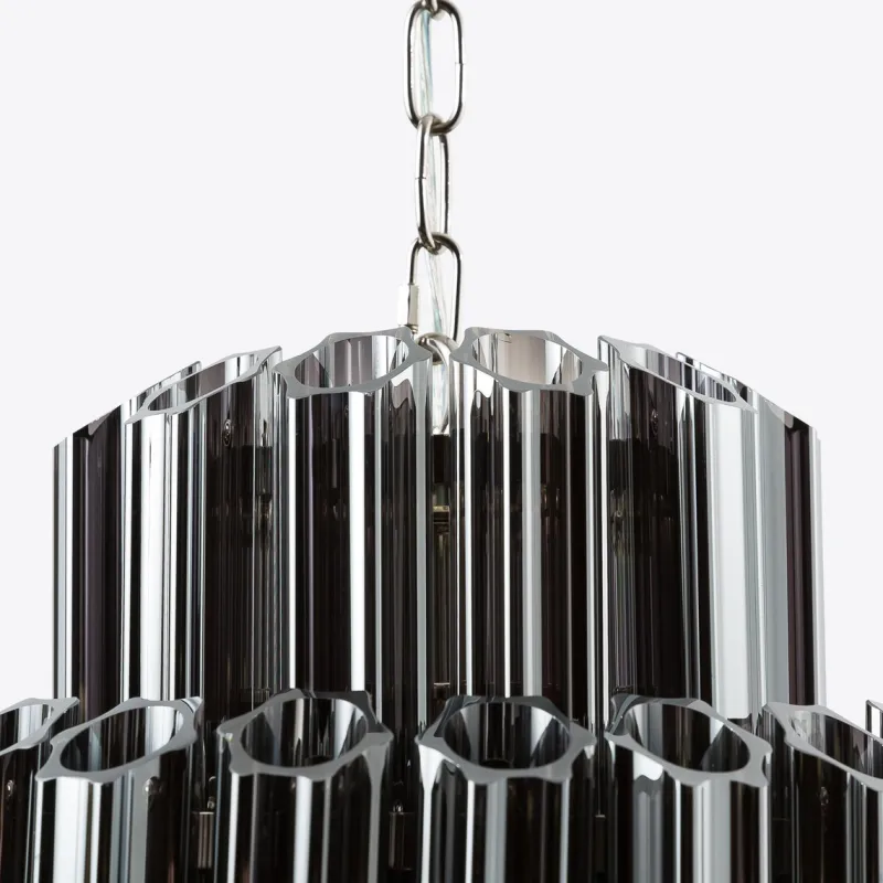 Pamono Smoked Mirror Piccolo Palermo Chandelier from Pure White Lines> Ceiling Lights