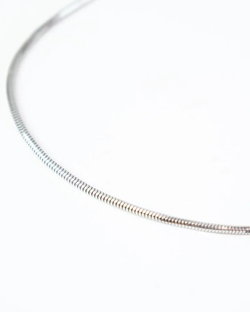 Pamono Snake Chain in 585 White Gold> Necklaces