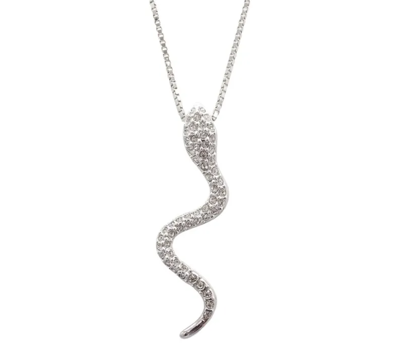Pamono Snake Pendant Necklace from Swarovski, Austria, 2000s> Necklaces