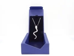 Pamono Snake Pendant Necklace from Swarovski, Austria, 2000s><noscript><img width=