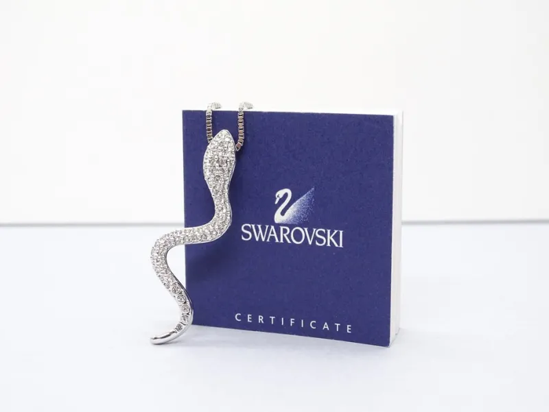 Pamono Snake Pendant Necklace from Swarovski, Austria, 2000s> Necklaces
