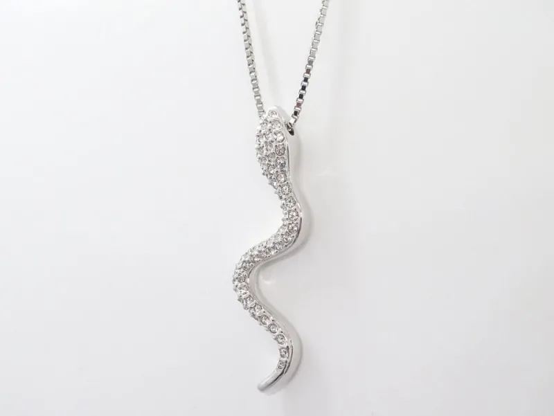 Pamono Snake Pendant Necklace from Swarovski, Austria, 2000s> Necklaces