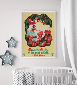 Pamono Snow White and the Seven Dwarfs Original Vintage Movie Poster, French, 1951> Posters