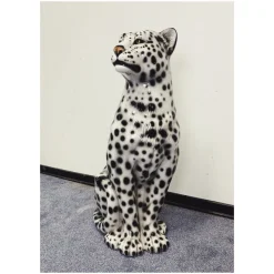 Pamono Snowleopard Ceramic Figurine by Ceramiche Boxer><noscript><img width=