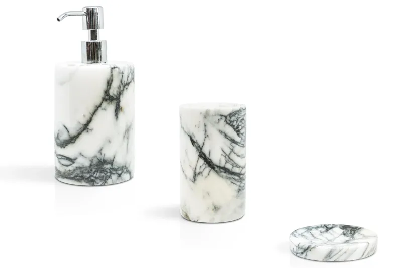 Pamono Soap Dish in Paonazzo Marble> Decorative Objects