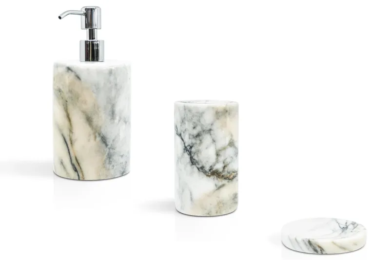 Pamono Soap Dish in Paonazzo Marble> Decorative Objects