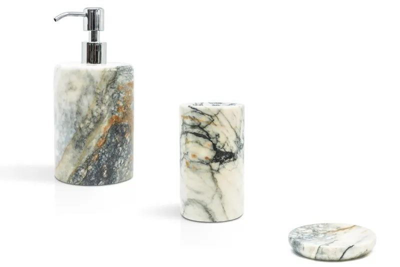 Pamono Soap Dish in Paonazzo Marble> Decorative Objects