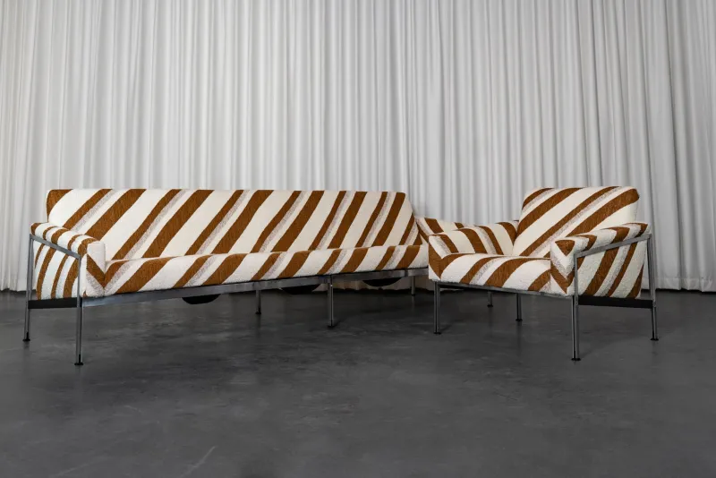 Outlet Pamono Sofa and Armchair by Wolfgang Herren for Lübke, Germany, 1960, Set of 2