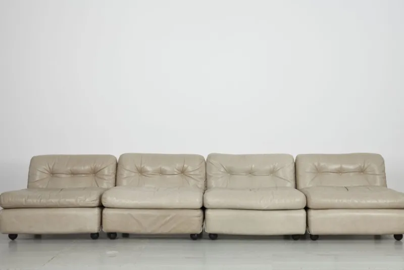 Pamono Sofa Elements Model Amanta by Mario Bellini for C&b Italia, 1960s, Set of 4> Living Room Sets