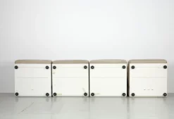 Pamono Sofa Elements Model Amanta by Mario Bellini for C&b Italia, 1960s, Set of 4><noscript><img width=