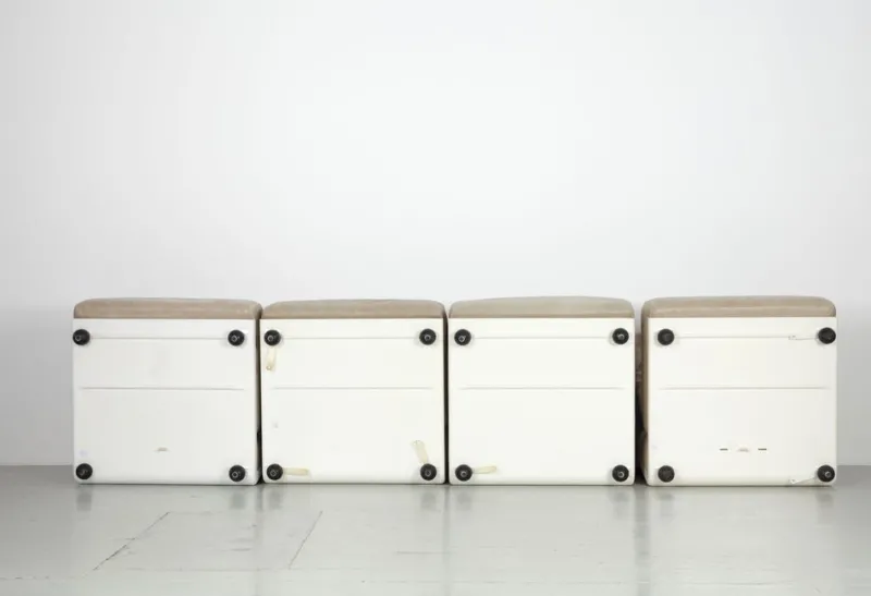 Pamono Sofa Elements Model Amanta by Mario Bellini for C&b Italia, 1960s, Set of 4> Living Room Sets