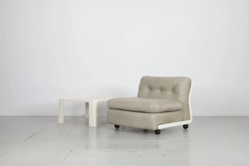 Pamono Sofa Elements Model Amanta by Mario Bellini for C&b Italia, 1960s, Set of 4> Living Room Sets